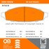 1000-0931M by MPA ELECTRICAL - Quality-Built Disc Brake Pad Set - Semi-Metallic