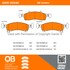 1000-0934C by MPA ELECTRICAL - Quality-Built Disc Brake Pad Set - Ceramic