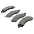 1000-0975M by MPA ELECTRICAL - QB Semi-Metallic Brake Pads