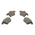 1000-0980M by MPA ELECTRICAL - QB Semi-Metallic Brake Pads