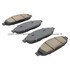 1000-0997M by MPA ELECTRICAL - QB Semi-Metallic Brake Pads