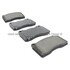 1000-1001M by MPA ELECTRICAL - QB Semi-Metallic Brake Pads