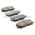 1000-1005C by MPA ELECTRICAL - Quality-Built Disc Brake Pad Set - Ceramic