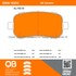 1000-1021C by MPA ELECTRICAL - Quality-Built Disc Brake Pad Set - Ceramic