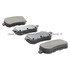 1000-1021M by MPA ELECTRICAL - Quality-Built Disc Brake Pad Set - Semi-Metallic