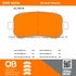 1000-1021M by MPA ELECTRICAL - Quality-Built Disc Brake Pad Set - Semi-Metallic