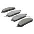 1000-1022C by MPA ELECTRICAL - Quality-Built Disc Brake Pad Set - Ceramic