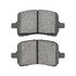 1000-1028M by MPA ELECTRICAL - Quality-Built Disc Brake Pad Set - Semi-Metallic