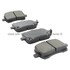 1000-1028M by MPA ELECTRICAL - Quality-Built Disc Brake Pad Set - Semi-Metallic