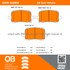 1000-1028M by MPA ELECTRICAL - Quality-Built Disc Brake Pad Set - Semi-Metallic