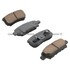 1000-1037C by MPA ELECTRICAL - Quality-Built Disc Brake Pad Set - Ceramic