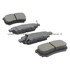 1000-1037M by MPA ELECTRICAL - Quality-Built Disc Brake Pad Set - Semi-Metallic