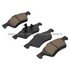 1000-1047C by MPA ELECTRICAL - Quality-Built Disc Brake Pad Set - Ceramic