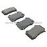 1000-1053M by MPA ELECTRICAL - QB Semi-Metallic Brake Pads