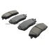 1000-1056M by MPA ELECTRICAL - Quality-Built Disc Brake Pad Set - Semi-Metallic