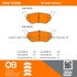 1000-1055M by MPA ELECTRICAL - Quality-Built Disc Brake Pad Set - Semi-Metallic