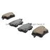 1000-1057C by MPA ELECTRICAL - Quality-Built Disc Brake Pad Set - Ceramic