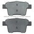 1000-1071M by MPA ELECTRICAL - Quality-Built Disc Brake Pad Set - Semi-Metallic