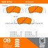 1000-1074C by MPA ELECTRICAL - Quality-Built Disc Brake Pad Set - Ceramic