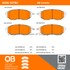 1000-1078C by MPA ELECTRICAL - Quality-Built Disc Brake Pad Set - Ceramic