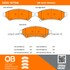 1000-1075M by MPA ELECTRICAL - Quality-Built Disc Brake Pad Set - Semi-Metallic