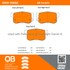 1000-1086C by MPA ELECTRICAL - Quality-Built Disc Brake Pad Set - Ceramic