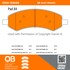 1000-1084M by MPA ELECTRICAL - QB Semi-Metallic Brake Pads