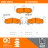 1000-1087M by MPA ELECTRICAL - Quality-Built Disc Brake Pad Set - Semi-Metallic