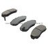 1000-1089M by MPA ELECTRICAL - Quality-Built Disc Brake Pad Set - Semi-Metallic