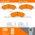 1000-1092M by MPA ELECTRICAL - Quality-Built Disc Brake Pad Set - Semi-Metallic