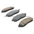 1000-1094M by MPA ELECTRICAL - Quality-Built Disc Brake Pad Set - Semi-Metallic