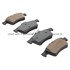 1000-1095M by MPA ELECTRICAL - Quality-Built Disc Brake Pad Set - Semi-Metallic