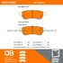 1000-1100C by MPA ELECTRICAL - QB Ceramic Brake Pads