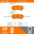 1000-1100M by MPA ELECTRICAL - QB Semi-Metallic Brake Pads