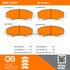 1000-1102C by MPA ELECTRICAL - Quality-Built Disc Brake Pad Set - Ceramic