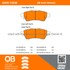 1000-1101M by MPA ELECTRICAL - QB Semi-Metallic Brake Pads