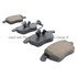 1000-1107C by MPA ELECTRICAL - Quality-Built Disc Brake Pad Set - Ceramic