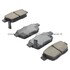 1000-1103M by MPA ELECTRICAL - Quality-Built Disc Brake Pad Set - Semi-Metallic