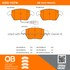 1000-1107M by MPA ELECTRICAL - Quality-Built Disc Brake Pad Set - Semi-Metallic