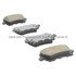 1000-1108C by MPA ELECTRICAL - Quality-Built Disc Brake Pad Set - Ceramic