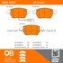 1000-1107C by MPA ELECTRICAL - Quality-Built Disc Brake Pad Set - Ceramic