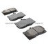 1000-1118C by MPA ELECTRICAL - Quality-Built Disc Brake Pad Set - Ceramic