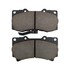 1000-1119C by MPA ELECTRICAL - Quality-Built Disc Brake Pad Set - Ceramic