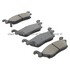 1000-1120M by MPA ELECTRICAL - Quality-Built Disc Brake Pad Set - Semi-Metallic