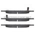 1000-1120M by MPA ELECTRICAL - Quality-Built Disc Brake Pad Set - Semi-Metallic