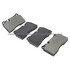 1000-1129M by MPA ELECTRICAL - Quality-Built Disc Brake Pad Set - Semi-Metallic