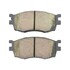 1000-1156C by MPA ELECTRICAL - Quality-Built Disc Brake Pad Set - Ceramic