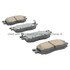 1000-1156C by MPA ELECTRICAL - Quality-Built Disc Brake Pad Set - Ceramic