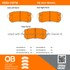 1000-1157M by MPA ELECTRICAL - QB Semi-Metallic Brake Pads