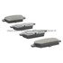 1000-1161C by MPA ELECTRICAL - Quality-Built Disc Brake Pad Set - Ceramic